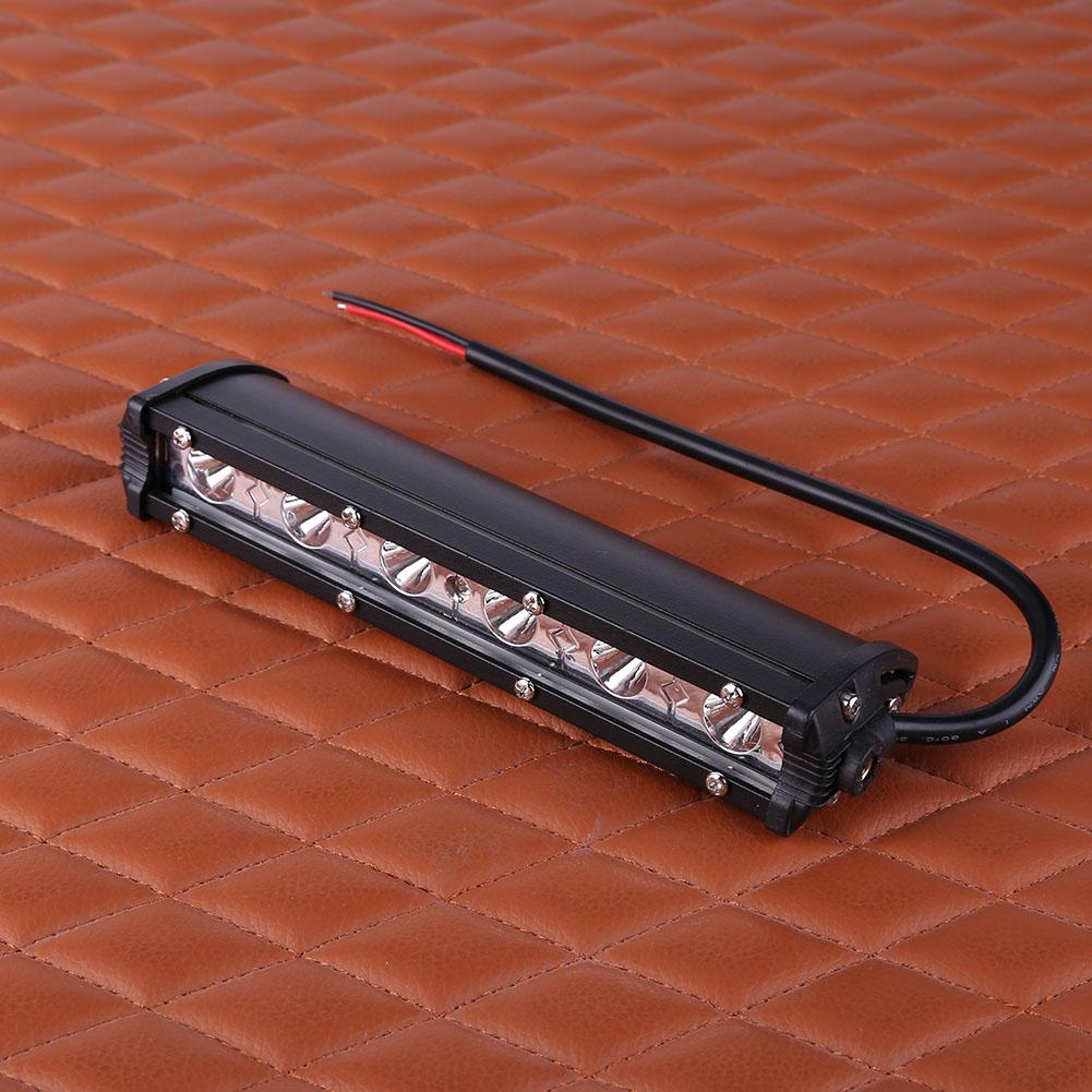 2pcs 7 Inch 18w Led Work Light Bar, 6000k Driving Fog Lamp For Off Road Suv Car Spotlight