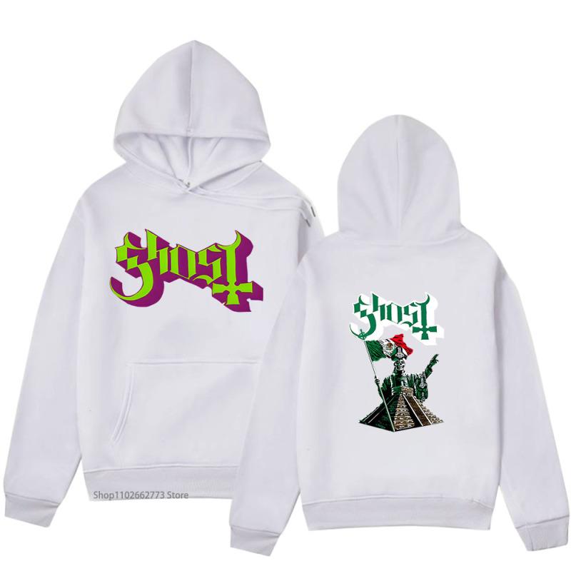 Ghost Band Hoodies Itroble Art Graphic Sweatshirt with Hooded Winter Clothes Women Fashion Manga Tops Kpop Streetwear Men Unisex