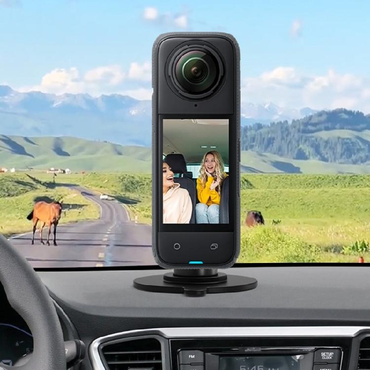 Multi Surfaces Adhesive Suction Cup Bracket Female 1/4 Screw Hole for Dashcam Studio Camera Permanent Installation