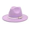 Popular European and American literary and retro woolen top hat men's and women's classic fashion church top hat jazz hat