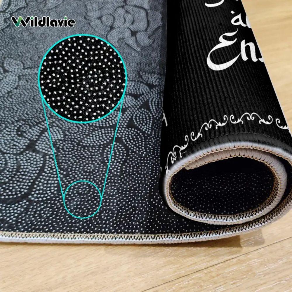 Władca Pierścieni Witajcie Przyjaciele Wycieraczka Halloween Wystrój Domu Dywan Wewnętrzny Zewnętrzny Mata do Kampera Kempingowa