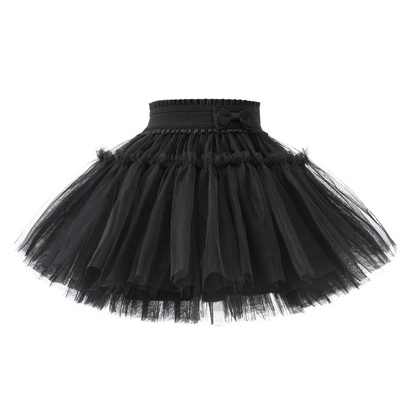 Half Length Skirt Dance Skirt TUTU Skirt Ballet Skirt Fluffy Skirt Practice Outfit Performance Outfit