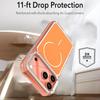 Magnetische Lade Stoßdämpfende Hülle Für iPhone 17 Pro Max Air 16 15 14 Plus 13 12 Weiches Silikon Anti-Schock Klarer Rahmen Schale