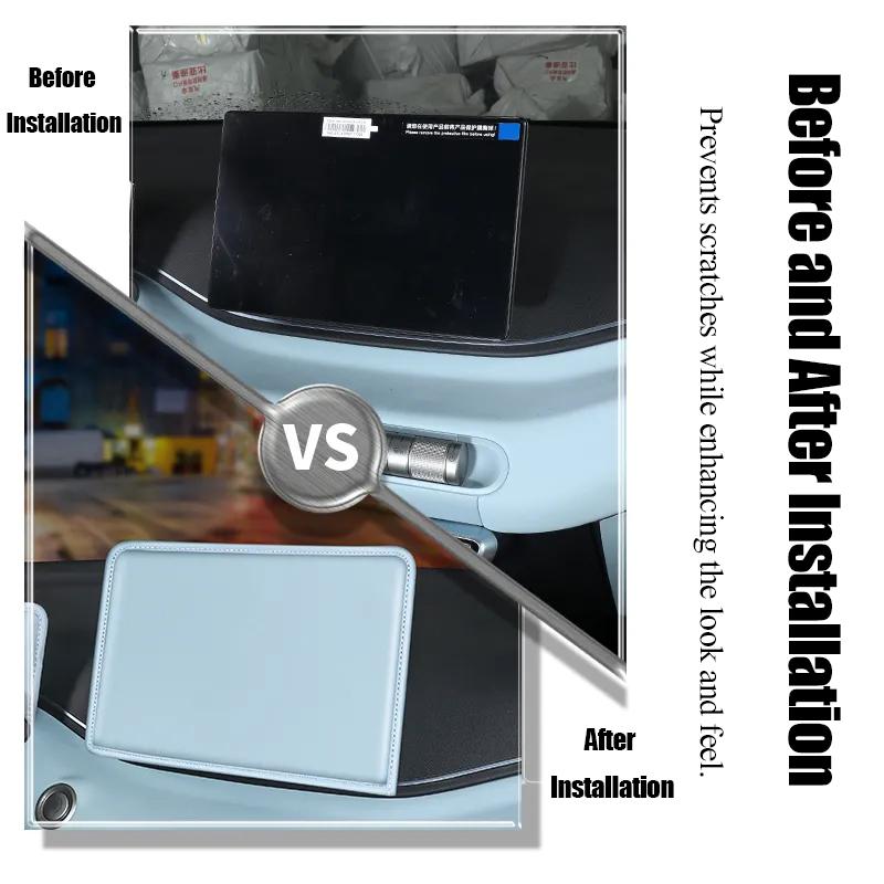Car Navigation Screen Protective Cover For BYD Seagull Accessories  2024 2025 Mini Car Central Control Screen Protector Hood