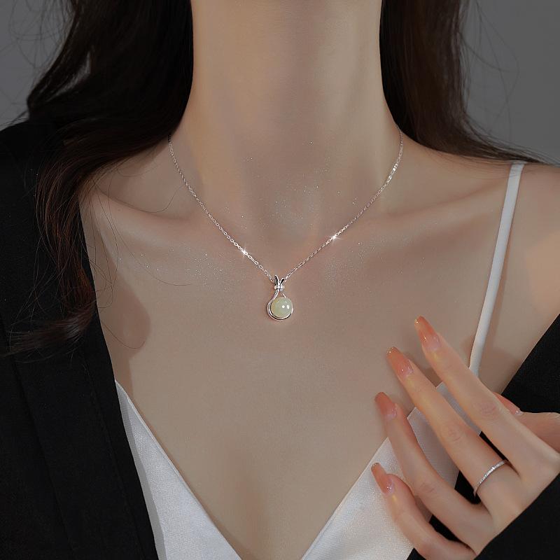 Money bag necklace Guofeng new Chinese niche collarbone chain female