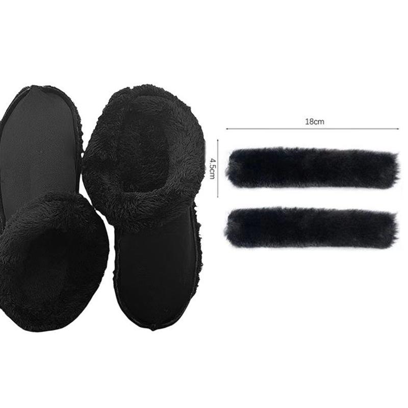 Shoes Winter Warm Cover Replacement Fur Insoles Removable Soft Thickened Shoes Liners Accessories
