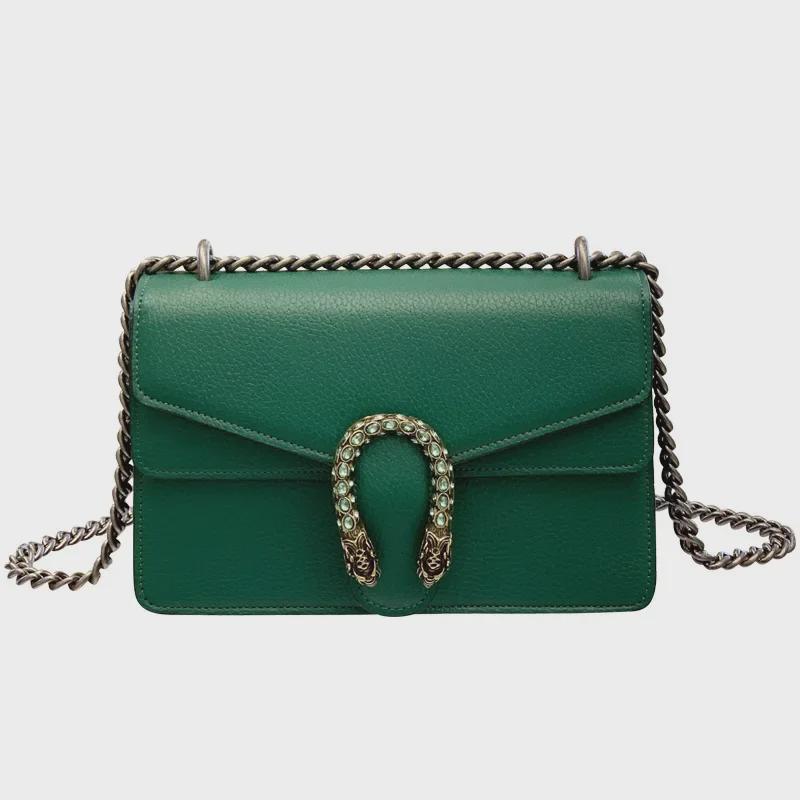 2024 Γυναικεία Τσάντα Ώμου Ταχυδρόμου Dionysus από Γνήσιο Δέρμα Ρετρό