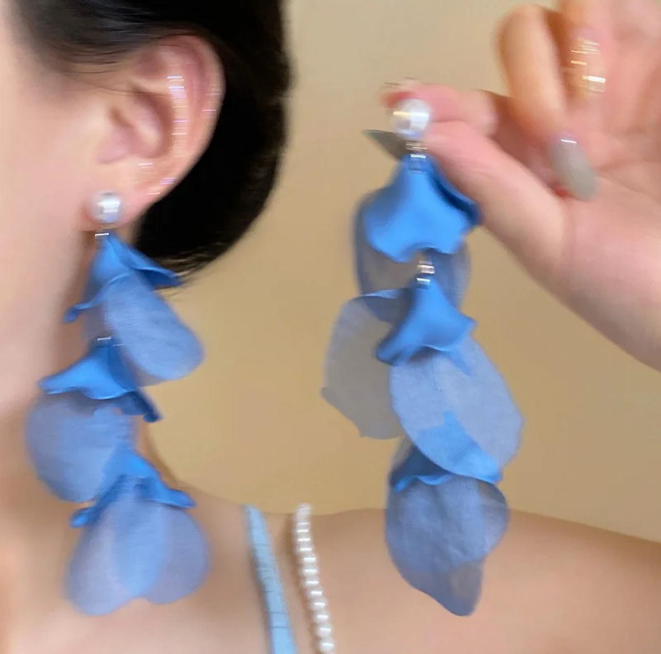 

Dopamine Sweet Color Stud Earrings Delicate Long Fringed Earrings Premium Design Earrings Factory