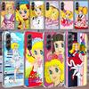 Etui na telefon z anime Candy Candy z lat 90. do Samsung A17 A56 A55 A35 A36 A26 A25 A15 A16 Galaxy Note 20 10 9 8 A70 A50 A40 A30 A20E A71