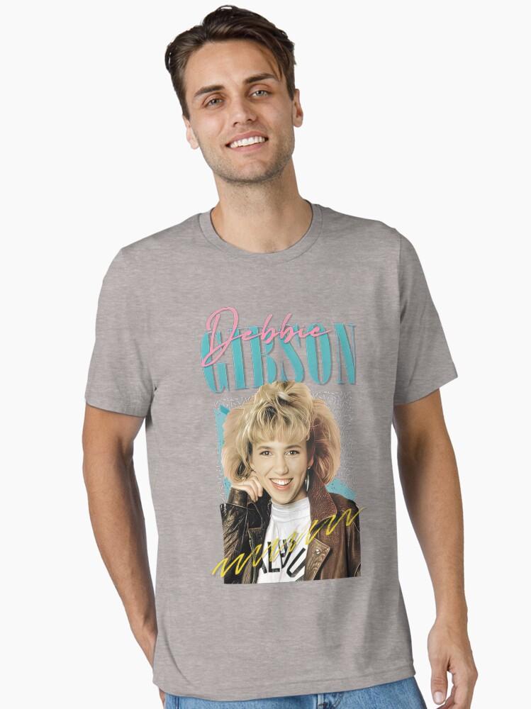 Vanessa Paradis Debbie 80er Jahre Stil Gibson Ästhetik Basic T-Shirt