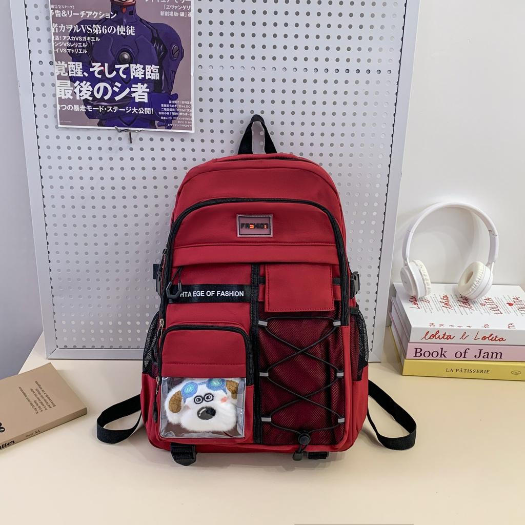 Schoolbag1011 New Elementary School Students Junior High School Girls Trend Fashion Middle School Student School Bag High School Girls Large Capacity