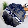 Seattle Seahawks Logo Umbrella - Automatic Open/Close, Compact 8-Rib Lightweight Umbrella Essential for outdoorPicnic Accessory Fan Gifts