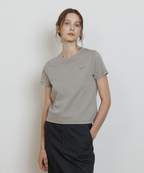 DEPOUND Stitch Point T-Shirt [Beige]