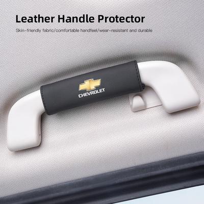 Car Interior Ceiling Handle Protective Cover For Spark Captiva Cruze Tracker Orlando Suede Pull Gloves Accessories