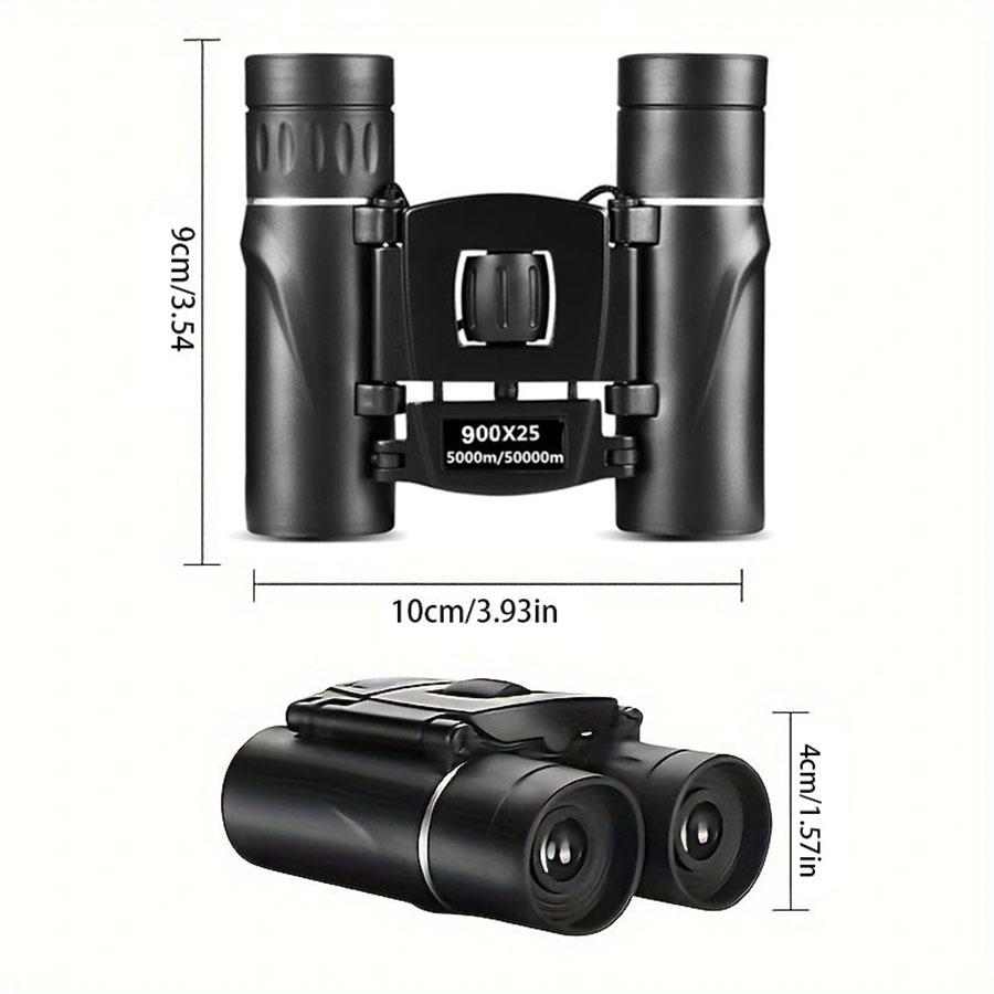 900x25 Binoculars Professional HD Powerful Remote Portable FMC BAK4 Optics Ideal for Hiking, Hunting, Outdoor Camping