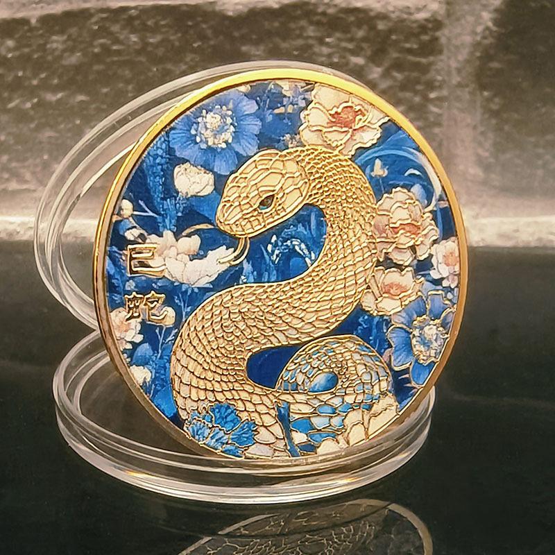 Coin Chinese 2026 12 Zodiac Horse Decoration Colored Commemorative Medal Year Of The Horse High Quality Decorative Coins Gift