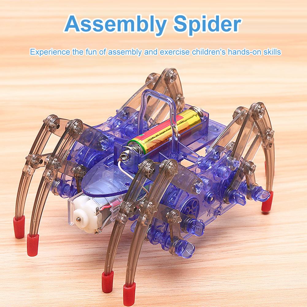 Spider Robot Childrens Toy DIY Robot Kit Electronic Robotic Interactive Electronic Spider Toy To Build Yourself Spider Robot