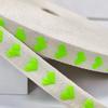 16mm Heart Shaped Woven Ribbon Gift Box Packaging Bouquet Ribbon Apparel Accessories DIY Embroidered Stock