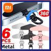 Xiaomi Cordón Anti-Pérdida para Teléfono Conector de Repuesto Universal Pestaña de Sujeción Clip Adaptador de Almohadilla Metálica para Tarjeta para iPhone Samsung Ajuste Seguro