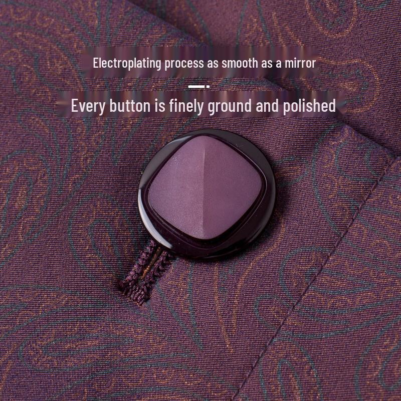 Blumenwattierte Winterjacke für ältere Damen