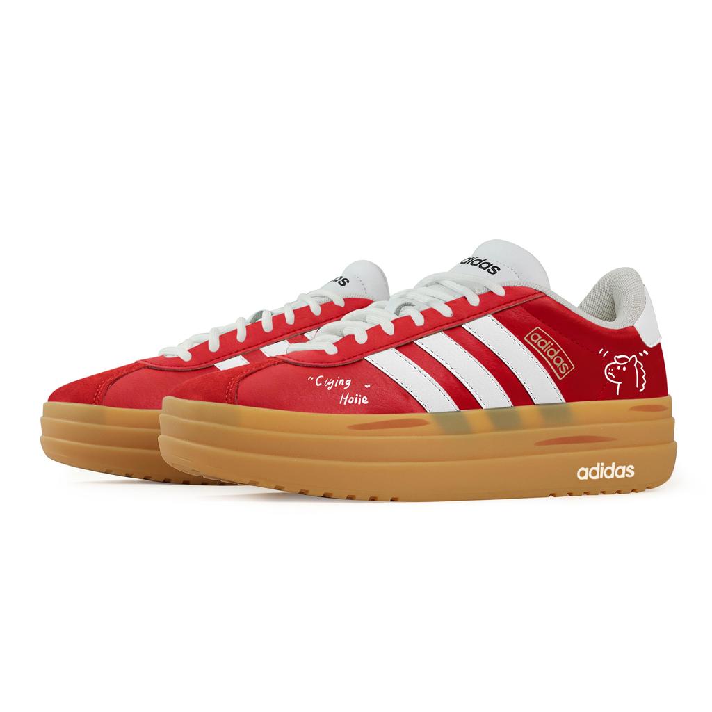 adidas Scarpe da Skateboard VL Court Bold Donna Basse Bianche IH3083(Team773-)