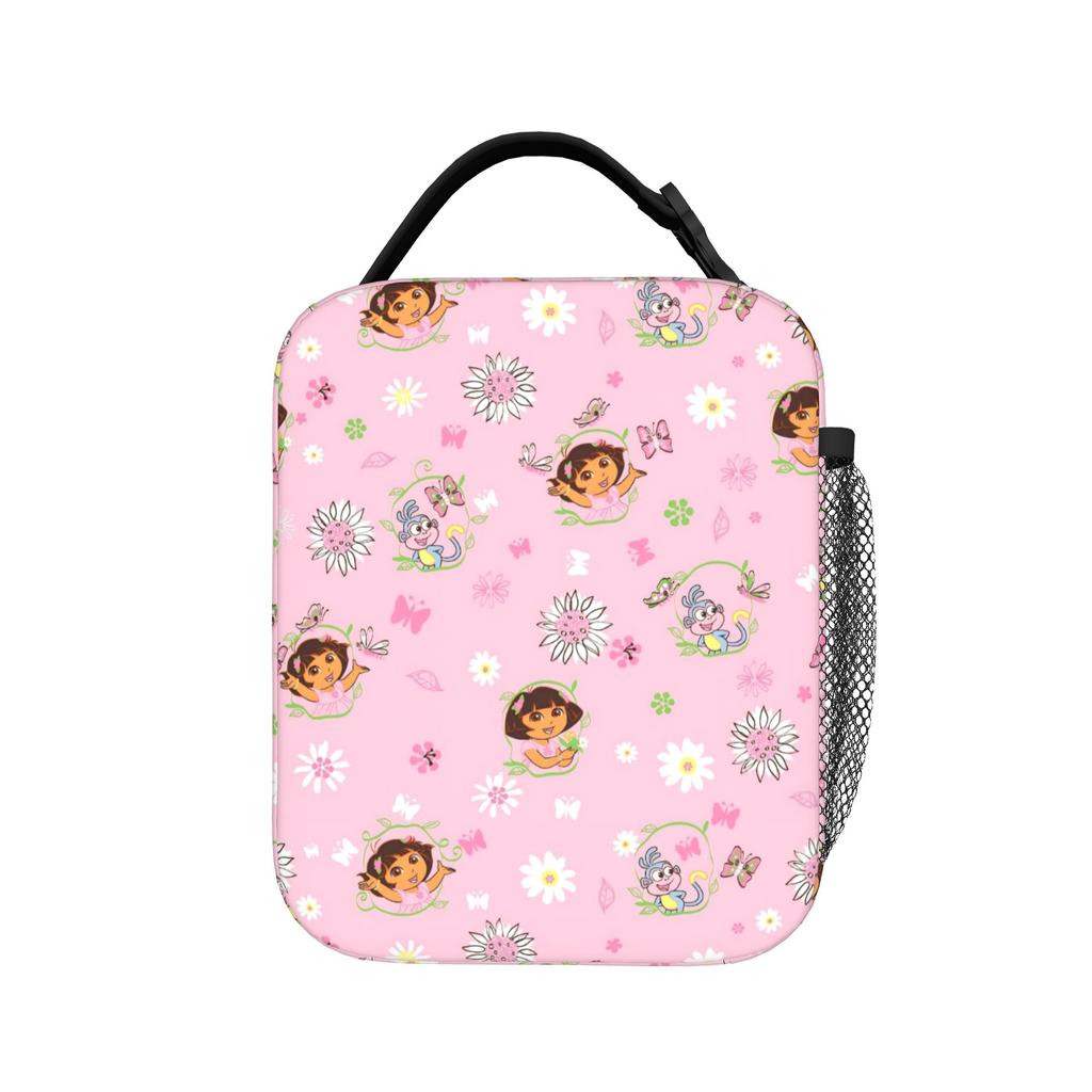 Kawaii D-Doras Cartoon Insulated Lunch Bags Thermal Bag Reusable Meal Container Leakproof Tote Lunch Box Food Bag Beach Outdoor