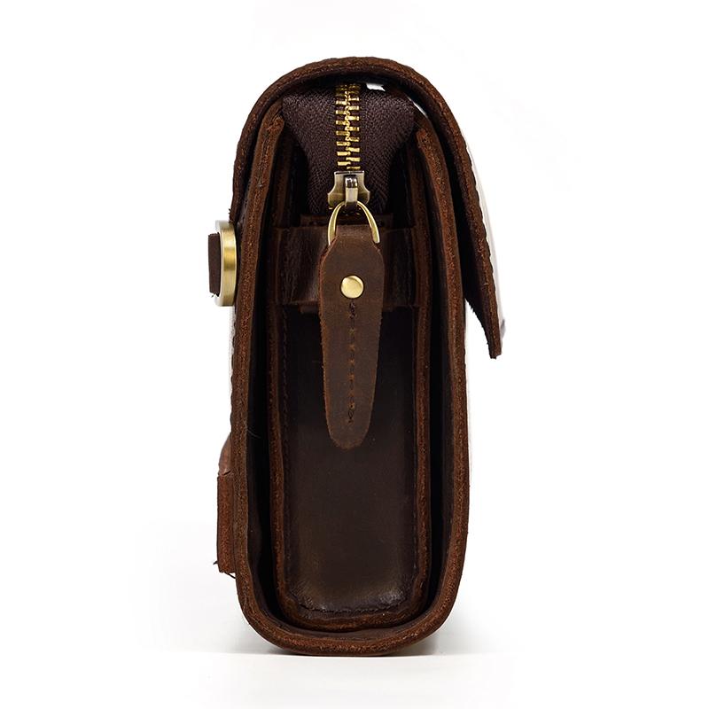 New Fashion Male Clutch Genuine Leather Men's Wallet Long Wallet Brand Cowskin Card Holder Men Hasp Vintage Clutch Wallets