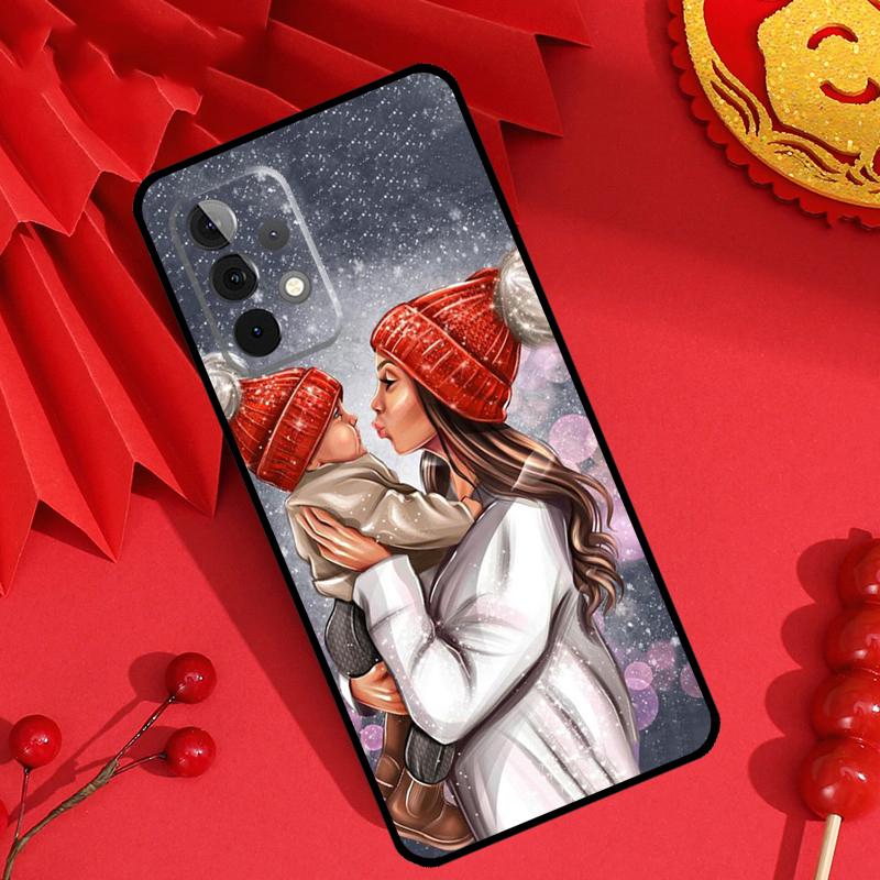 Super Mom Baby Girl Son Daughter Case For Samsung Galaxy M55 M35 M15 M11 M12 M13 M14 M06 M16 M36 M56 M31 M53 M32 M52 M34 M54
