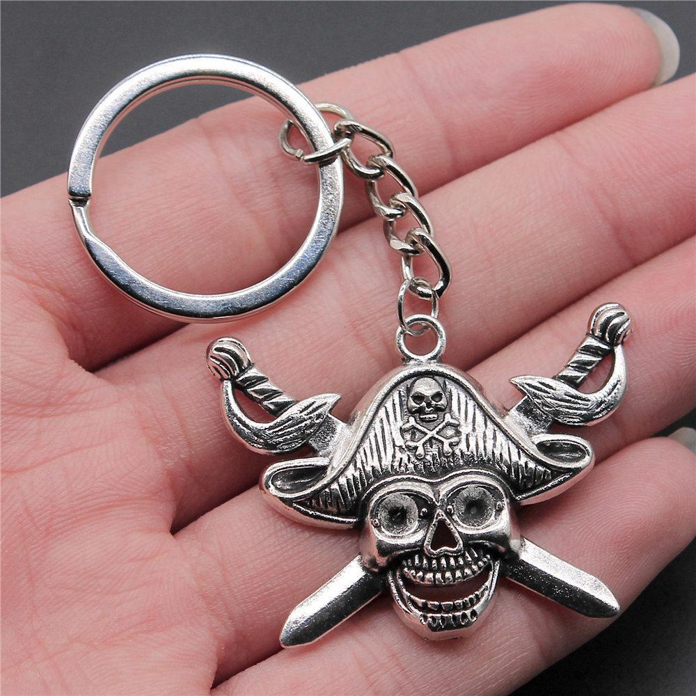 Porte-clés Gothique Biker Aigle Crâne Ailes pour Étudiants Nouvelle Arrivée Statement Cadeau d'Anniversaire Accessoire de Voyage Doux