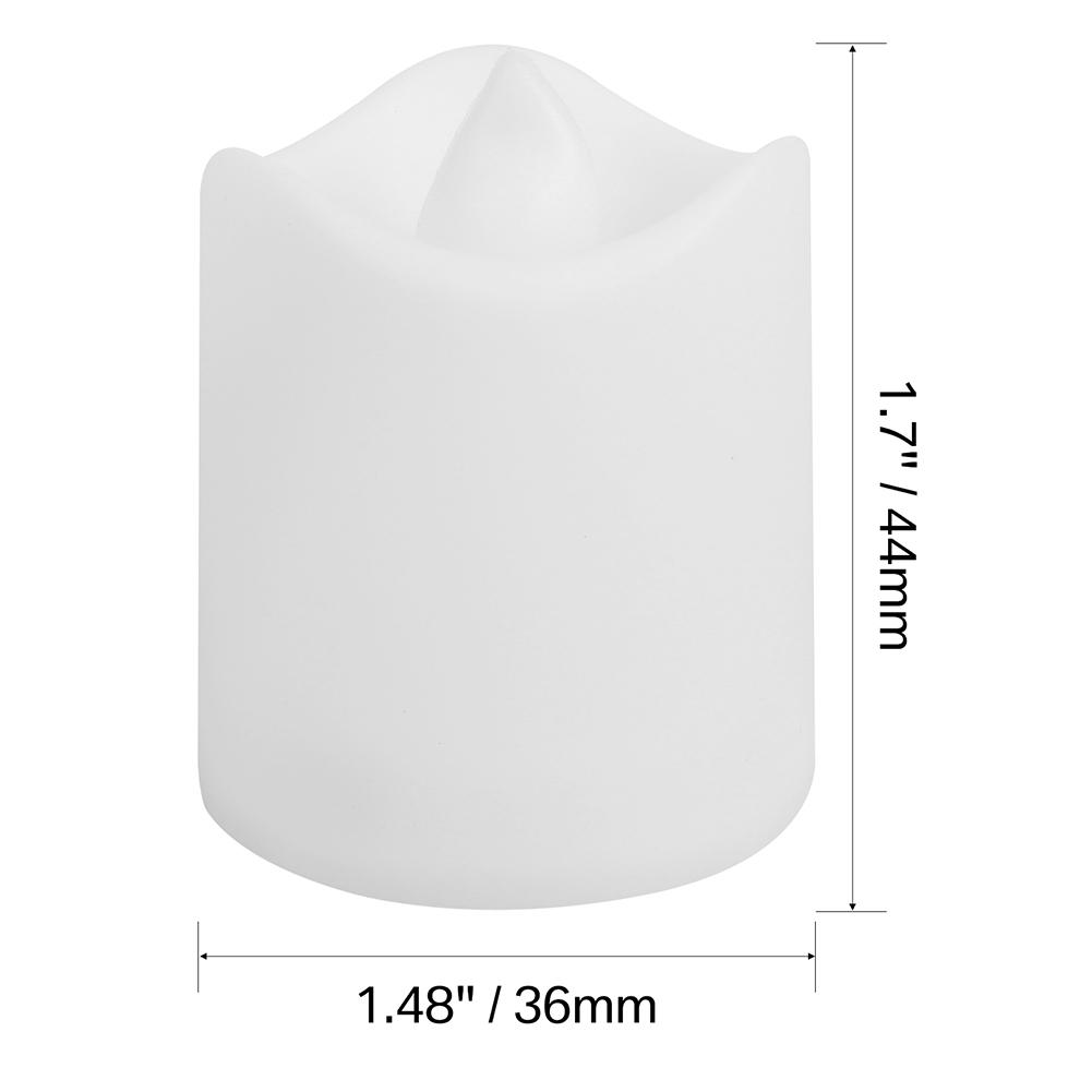 24Pcs Pack Flameless Votive Candles Flickering LED Candle Electric Battery Operated Tea Lights Warm White for Wedding Table Deco