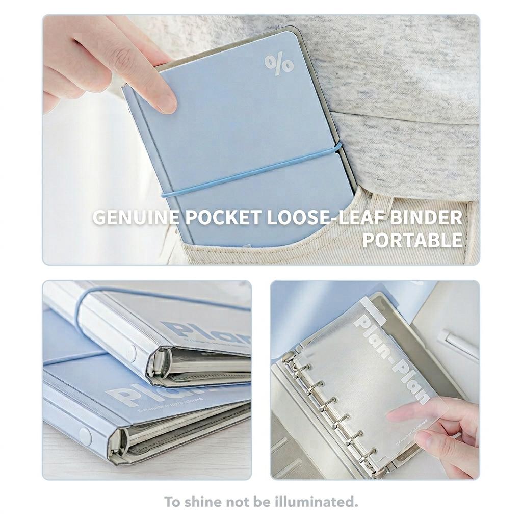 Waterproof Journal Thick Paper Portable Notebook Eye-Friendly Paper Notebook Minimalist Hard Cover Planner For Gifting Study