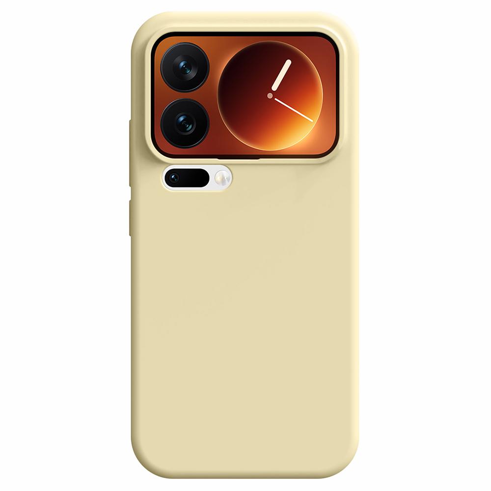 For Xiaomi 17 Pro Case Skin-Friendly Liquid Silicone + PC Phone Cover