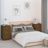 VidaXL Bedside Tables 2pcs Honey Brown 40x40x75cm Solid Pine Wood 818342