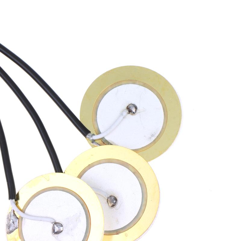 Metal Pickup Piezo Contact Microphone Transducer Prewired Amplifier Microphone Pickups With End Pin Jack For Mandolin Guitar