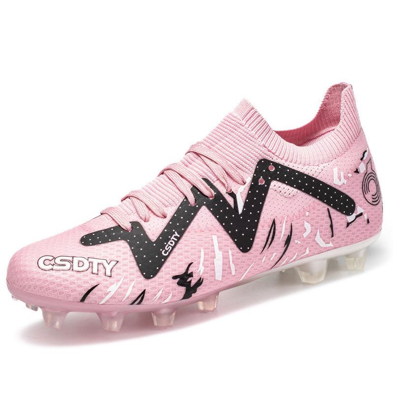 New Breathable Adult Men's and Women's Football Shoes Student Ground Spikes AG Broken Nails TF Training Shoes 2025