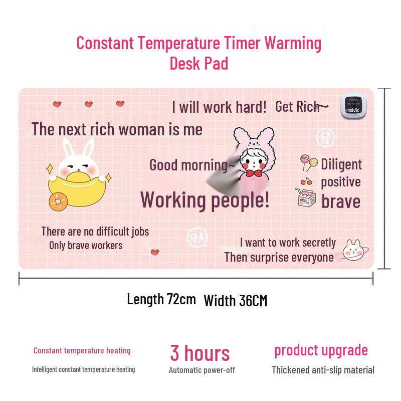 Electric Heated Mouse Pad with Temperature Control