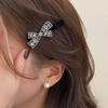 New Rhinestone Bow Hair Clips 6 Cm Hair Pin Curl Clips No Bending Hair Clips for Hair Styling Make-Up Girls Hair Styling DIY