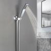 Brass Handheld Shower Head Replacement Showerhead for Bathroom Showering System Contemporary Square Round Oval Polished Chrome