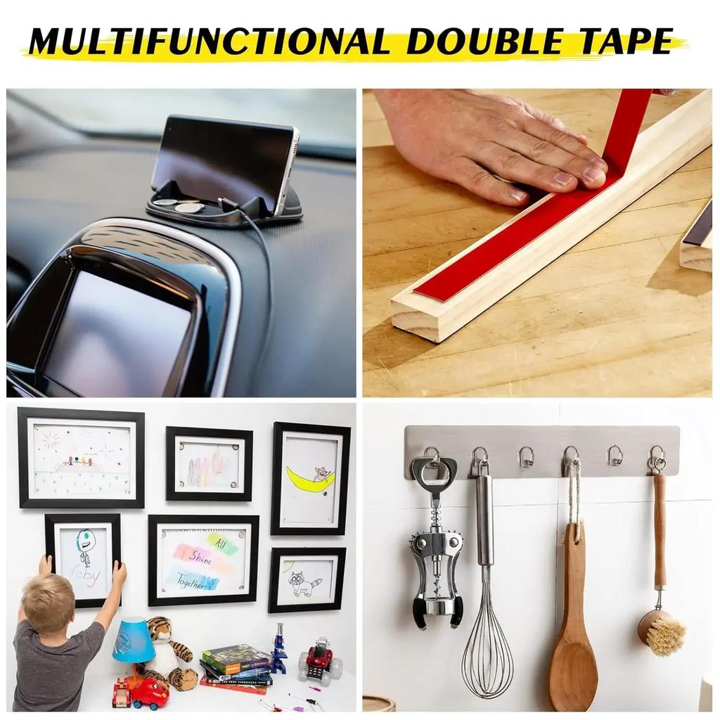 Extra Strong Double Sided Tape Adhesive Car Special Tear Off Without Leaving Traces High Viscosity Mounting Fixing Sticky