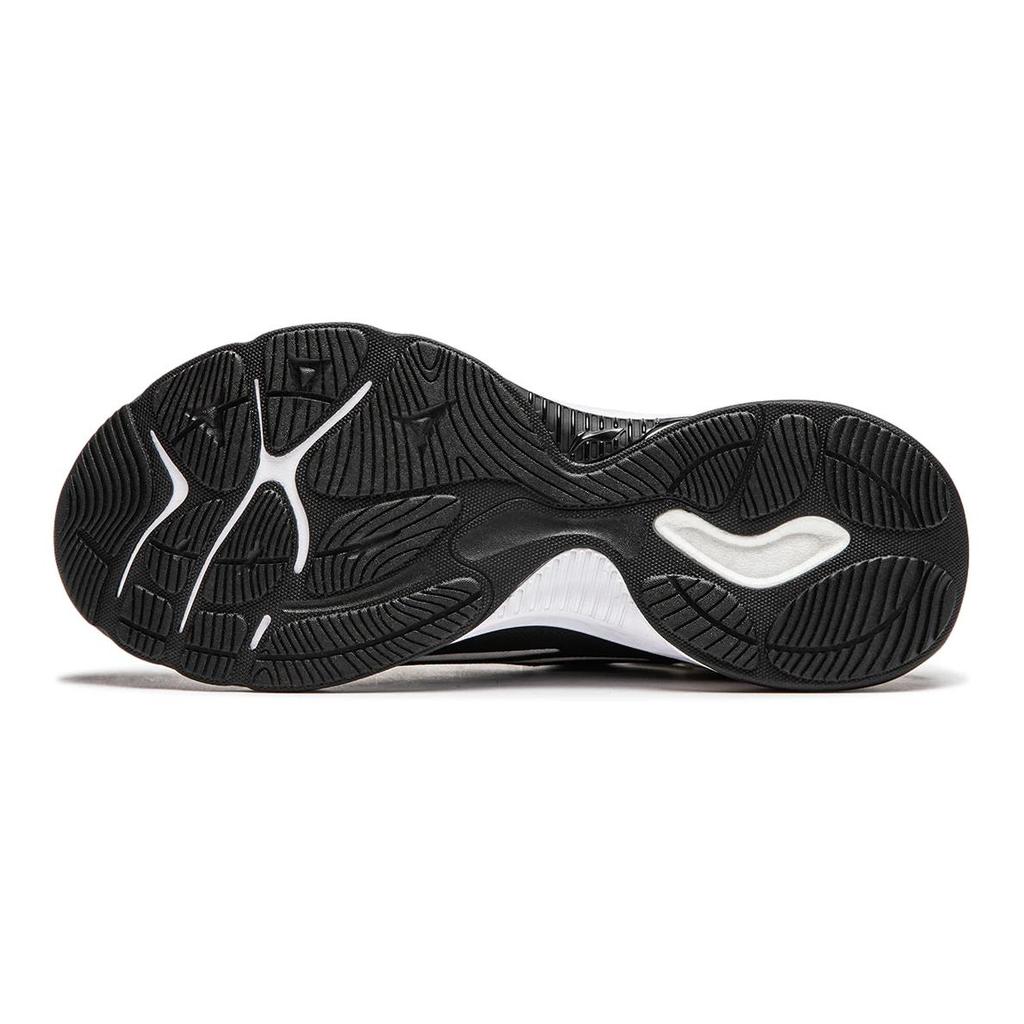 Li Ning Kinder Flowing Fire Bequeme Einfache Rutschfeste Verschleißfeste Low-Top Freizeitschuhe Kinder Freizeitschuhe Schwarz Weiß YKCU040-1