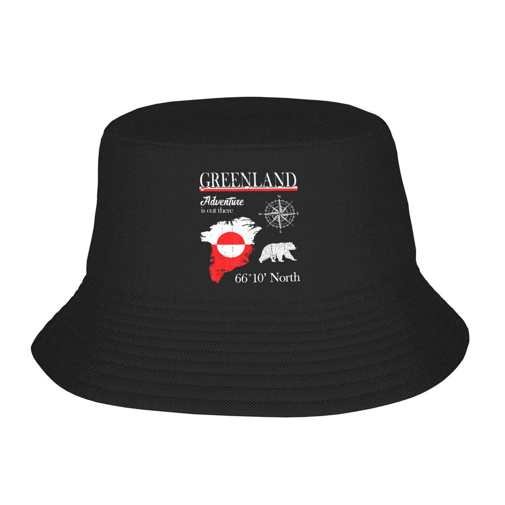 Not For Sale Greenland Bucket Hat Summer  Casual Fisherman Hats For Unisex Beach Travel Caps Hip Hop Pattern Visor Hats