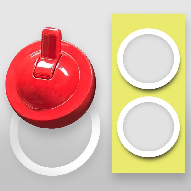 Push to Start Button Cover Sticker Auto Engine Ignition Switches Protector Cover Button Start Button Decals for Car