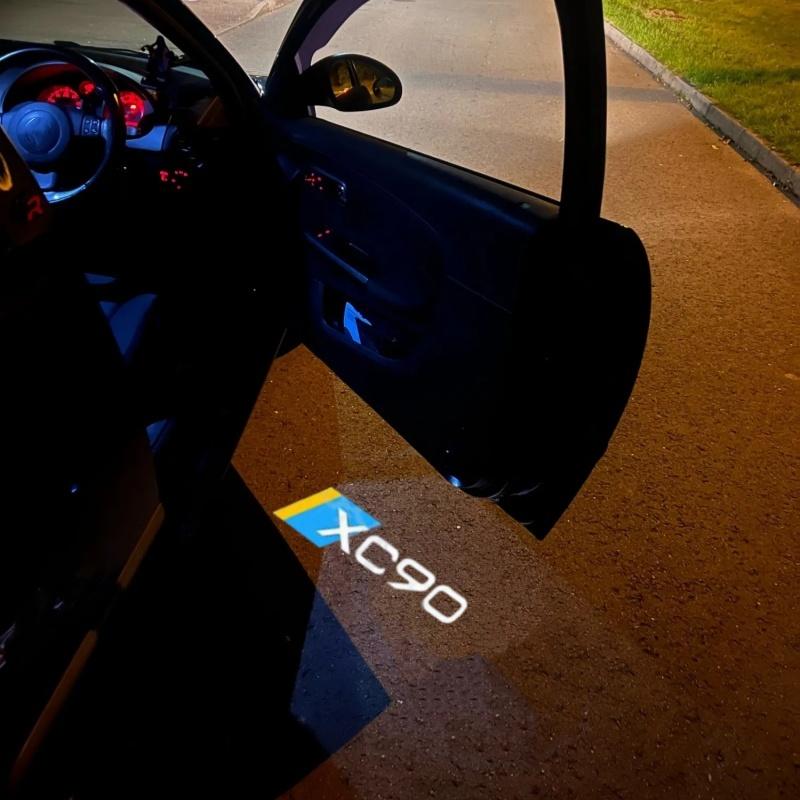 LED Logo Lamp Car Door Welcome Projector Light Courtesy For Volvo S80 V90 S60L V60 V40 XC40 XC60 XC90 POLESTAR 2012-2023 Car Led