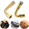 4PCS 45/90Degree Angle Tyre Valve Extension Adaptor Motorcycle Motorbike Tires Wheels Part Accessories