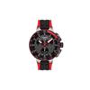 Racing Series Quartz Movement 100M Water Resistant Watch 44.5Mm Black Dial Stainless Steel Case Silicone Strap Men Watches T111.417.27.441.00