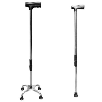Light Weight High Bearing Four-Legged Crutch Cane For The Elderly Non-Slip Handle Walking Sticks