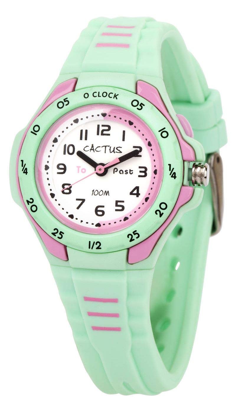 100M Water with [Cactus] Kids  Watch, Resistant, Light, CAC-116-M12