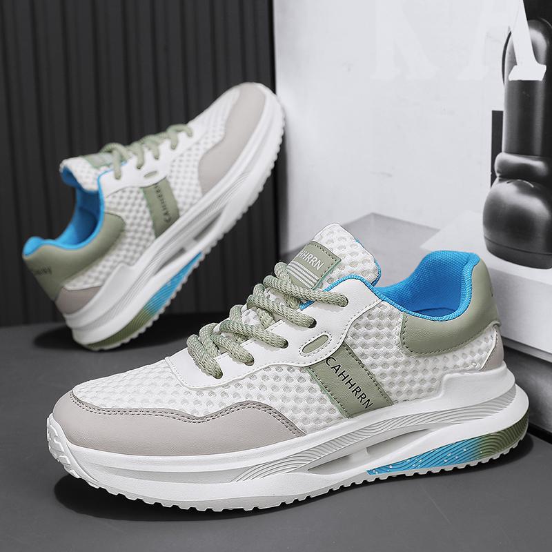 Korean Version of Fashion Men's Shoes Sports Shoes Men's New Lightweight Casual Mesh Shoes Versatile Running Shoes Trend