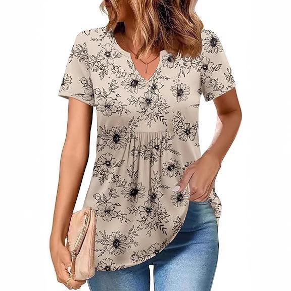 Temu European and American women s clothing summer women s tops casual going out women s clothing S