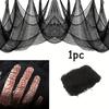 Halloween Gauze Fabric Black Chunky Gauz Fabric Haunted House Diy Decorative Gauze Horror Party Scene Props Halloween Decoration